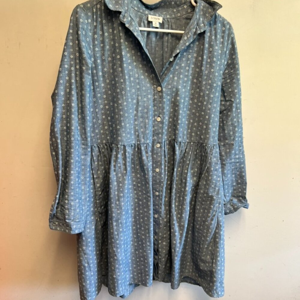 J Crew Factory Chambray Dress